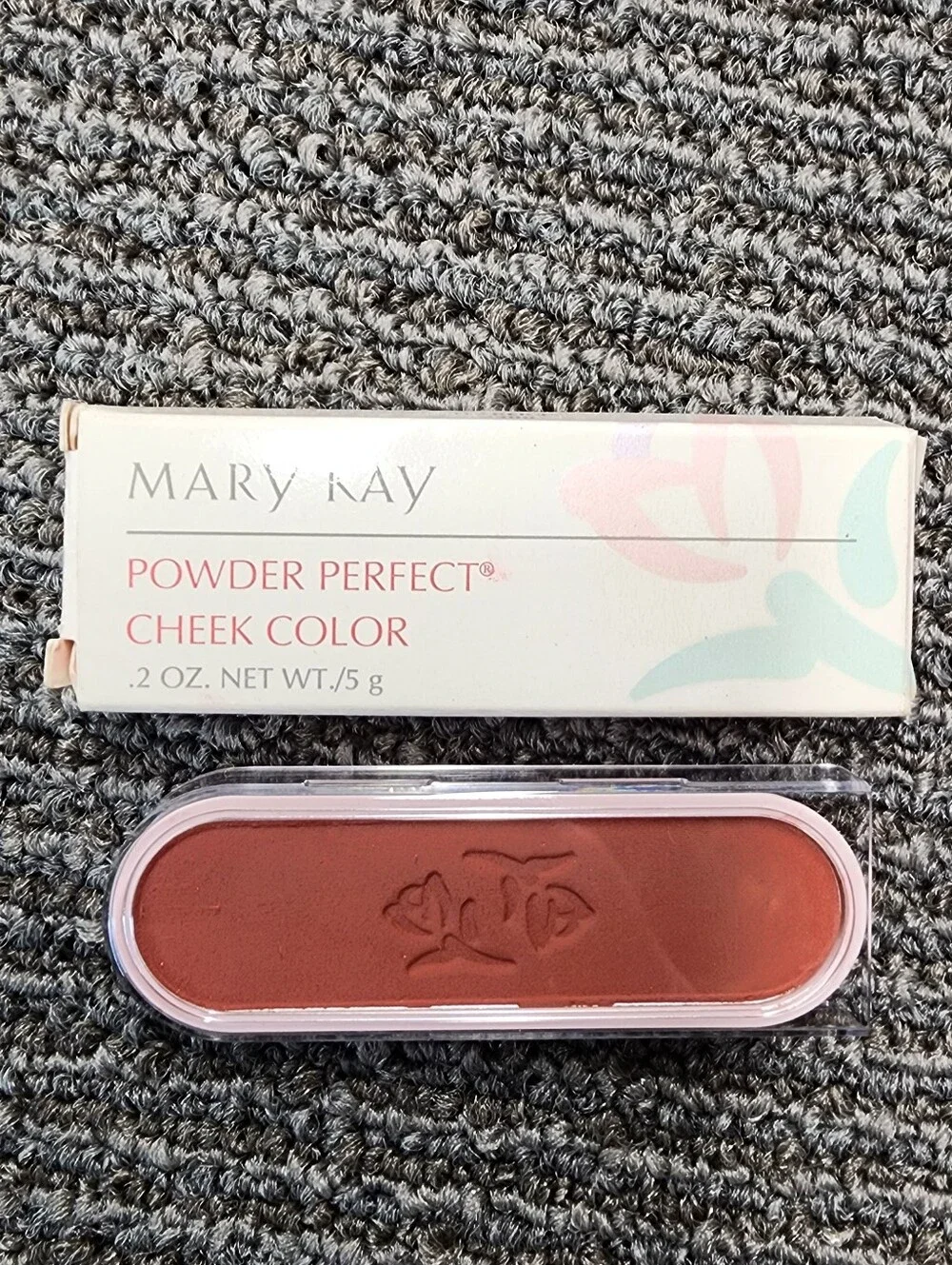 Mary Kay Powder Perfect Cheek Color Blush TEABERRY #2300 NEW IN BOX .2oz